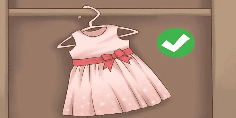 Cách gấp váy và trang phục đặc biệt